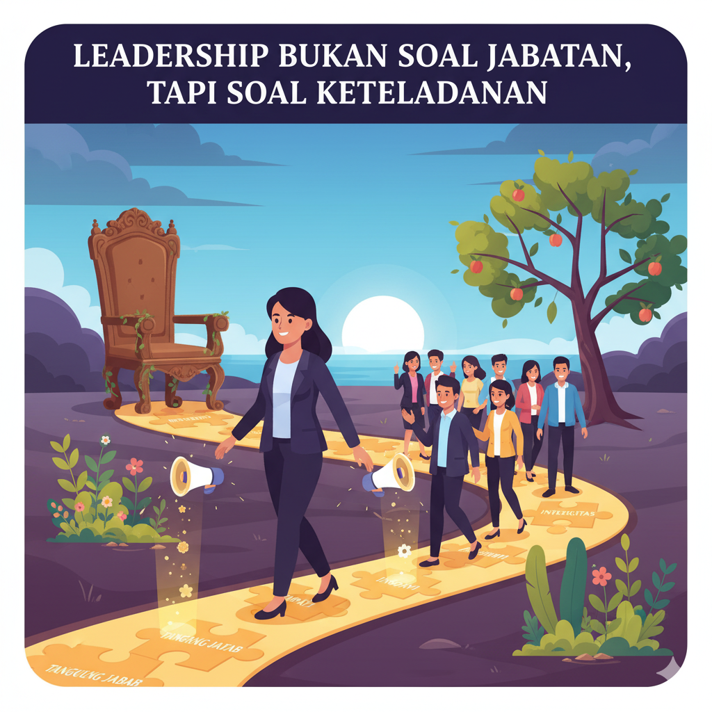 Leadership Bukan Soal Jabatan, Tapi Soal Keteladanan