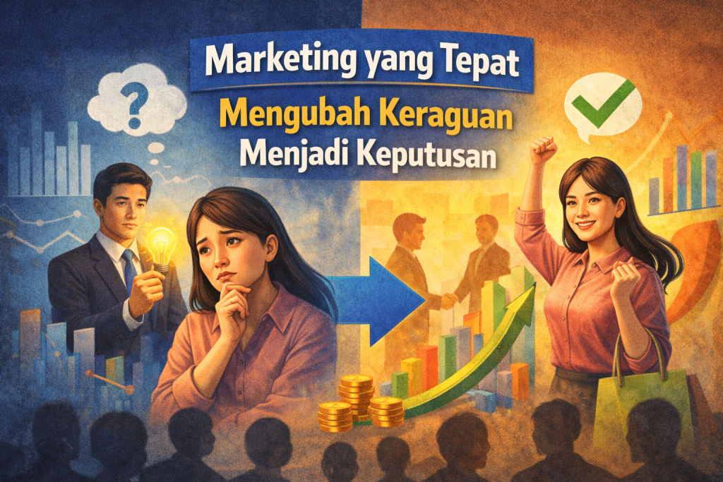 Marketing yang Tepat Mengubah Keraguan Menjadi Keputusan