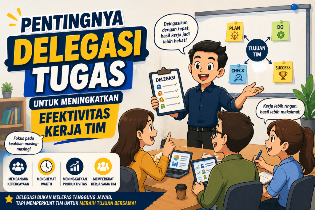 Pentingnya Delegasi Tugas untuk Meningkatkan Efektivitas Kerja Tim