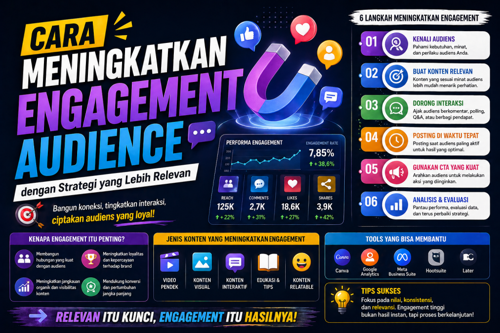 Cara Meningkatkan Engagement Audience dengan Strategi yang Lebih Relevan