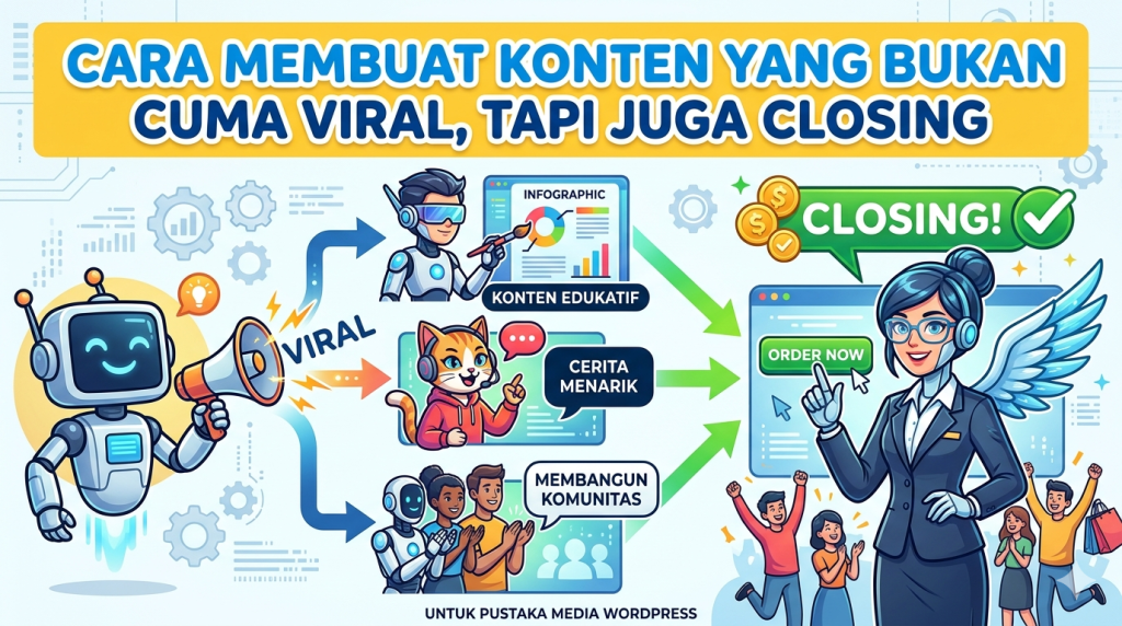 Cara Membuat Konten yang Bukan Cuma Viral, Tapi Juga Closing