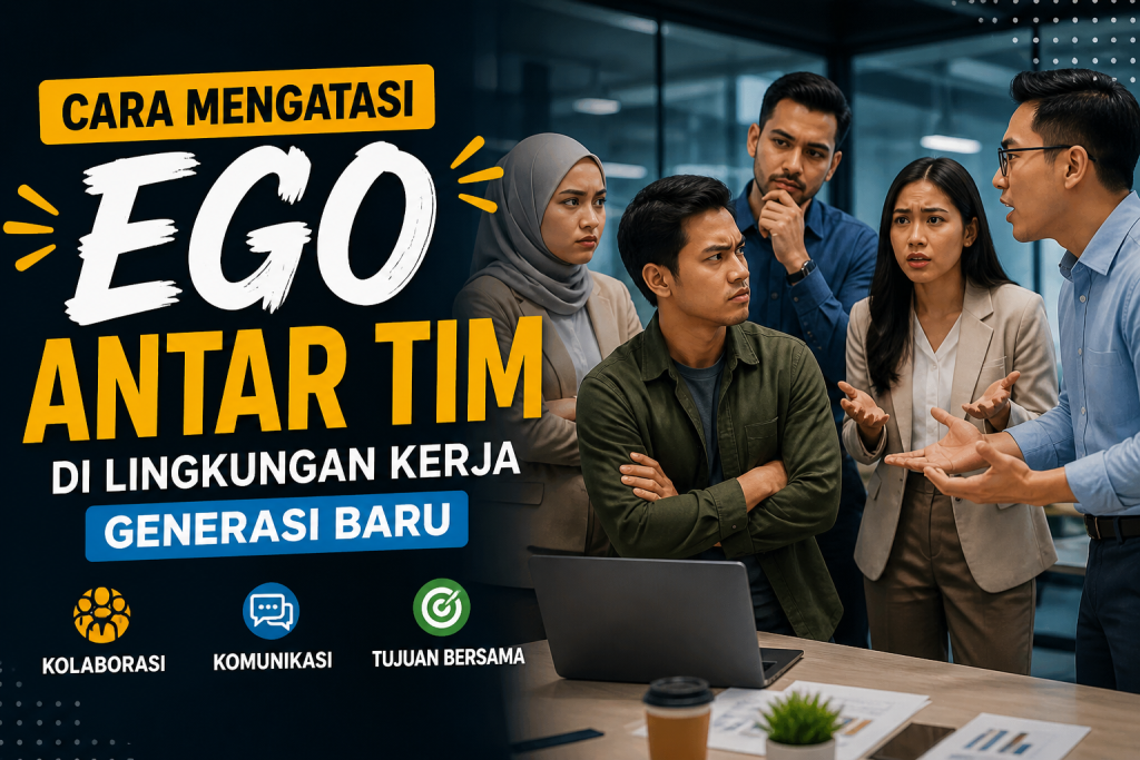 Cara Mengatasi Ego Antar Tim di Lingkungan Kerja Generasi Baru