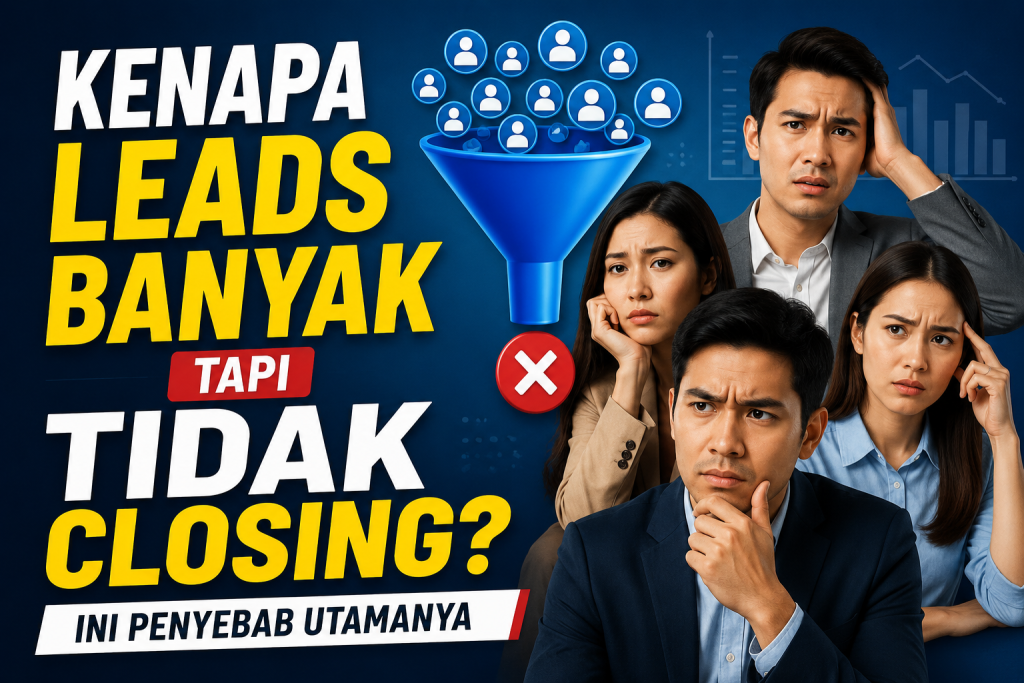 Kenapa Leads Banyak Tapi Tidak Closing? Ini Penyebab Utamanya