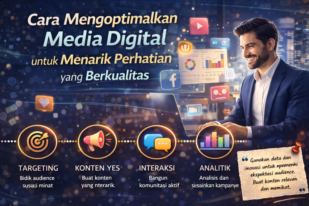 Cara Mengoptimalkan Media Digital untuk Menarik Perhatian yang Berkualitas