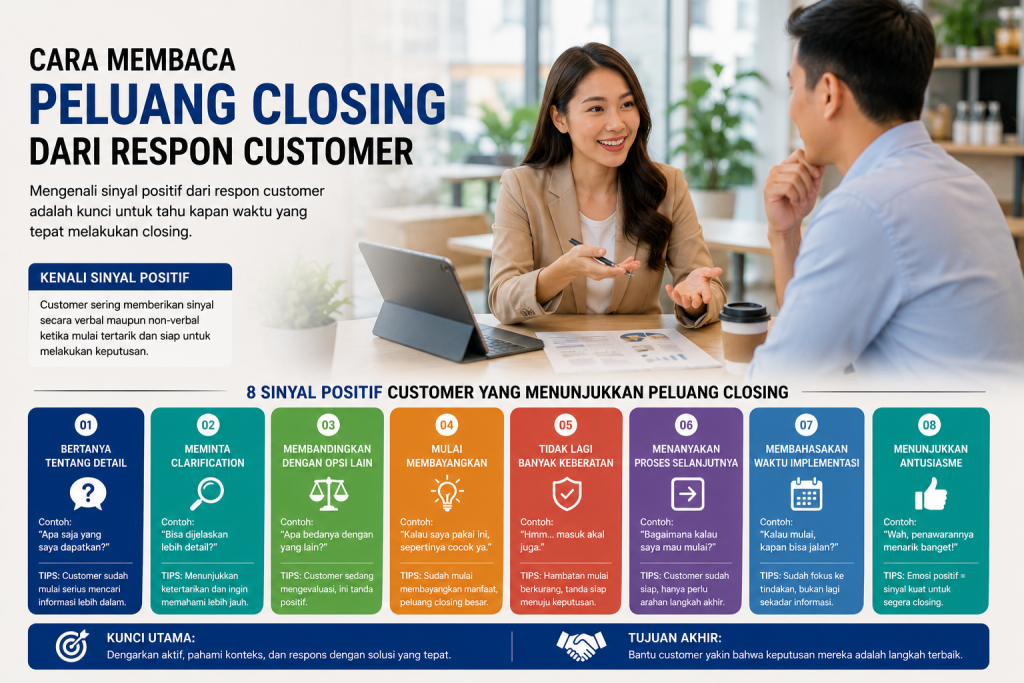 Cara Membaca Peluang Closing dari Respon Customer