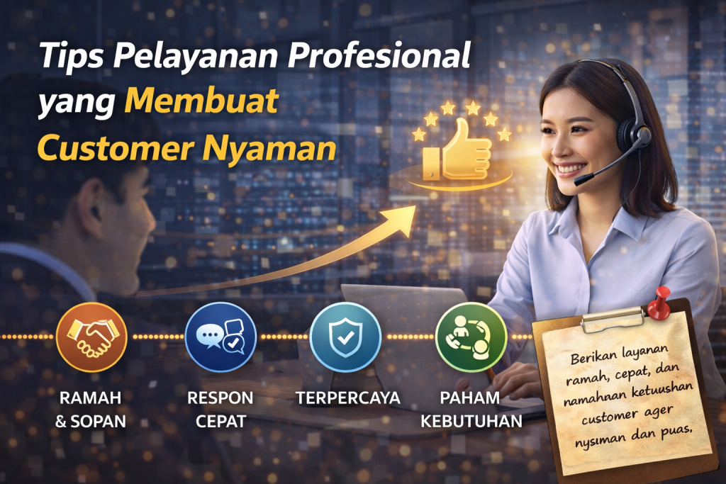 Tips Pelayanan Profesional yang Membuat Customer Nyaman Tips Pelayanan Profesional yang Membuat Customer Nyaman