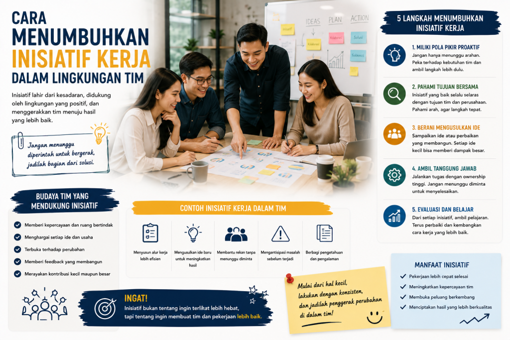 Cara Menumbuhkan Inisiatif Kerja dalam Lingkungan Tim Cara Menumbuhkan Inisiatif Kerja dalam Lingkungan Tim