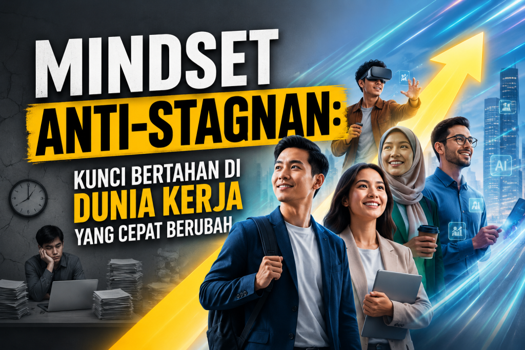 Mindset Anti Stagnan: Kunci Bertahan di Dunia Kerja yang Cepat Berubah