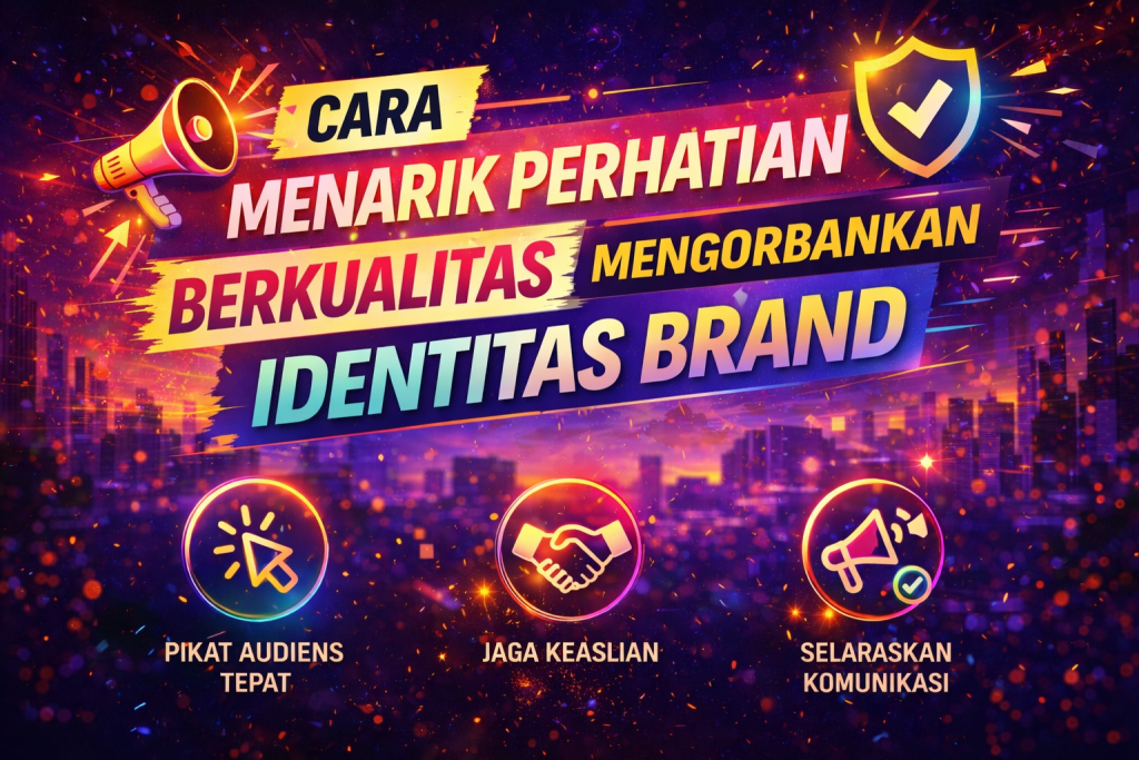 Cara Menarik Perhatian Berkualitas Tanpa Mengorbankan Identitas Brand