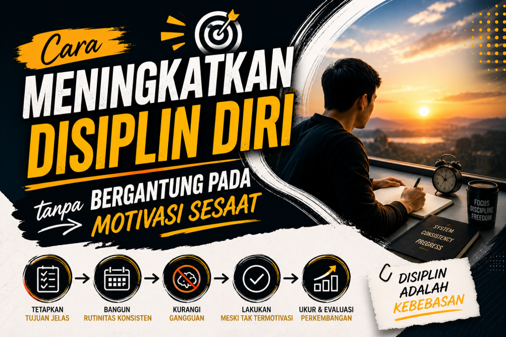 Cara Meningkatkan Disiplin Diri tanpa Bergantung pada Motivasi Sesaat