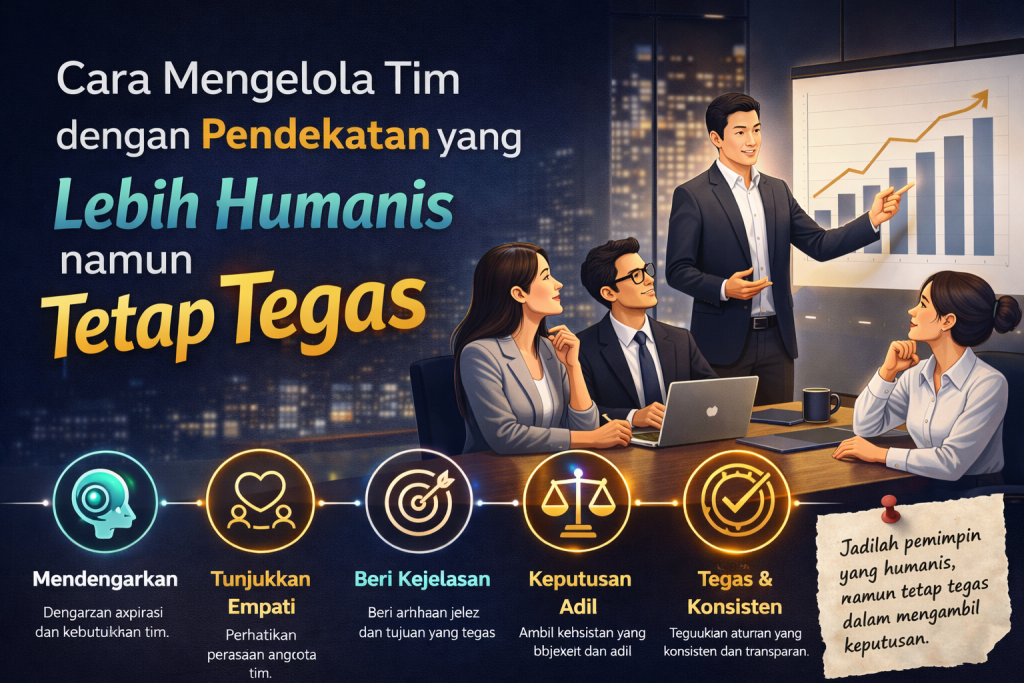 Cara Mengelola Tim dengan Pendekatan yang Lebih Humanis namun Tetap Tegas
