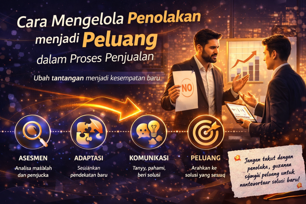 Cara Mengelola Penolakan Menjadi Peluang dalam Proses Penjualan