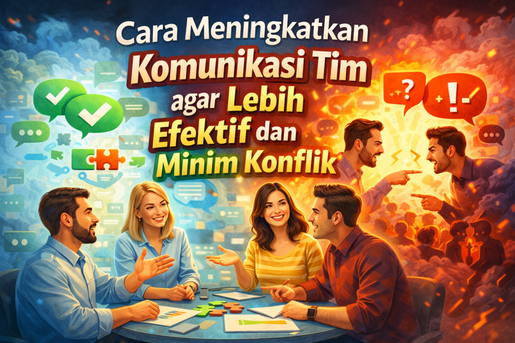 Cara Meningkatkan Komunikasi Tim agar Lebih Efektif dan Minim Konflik