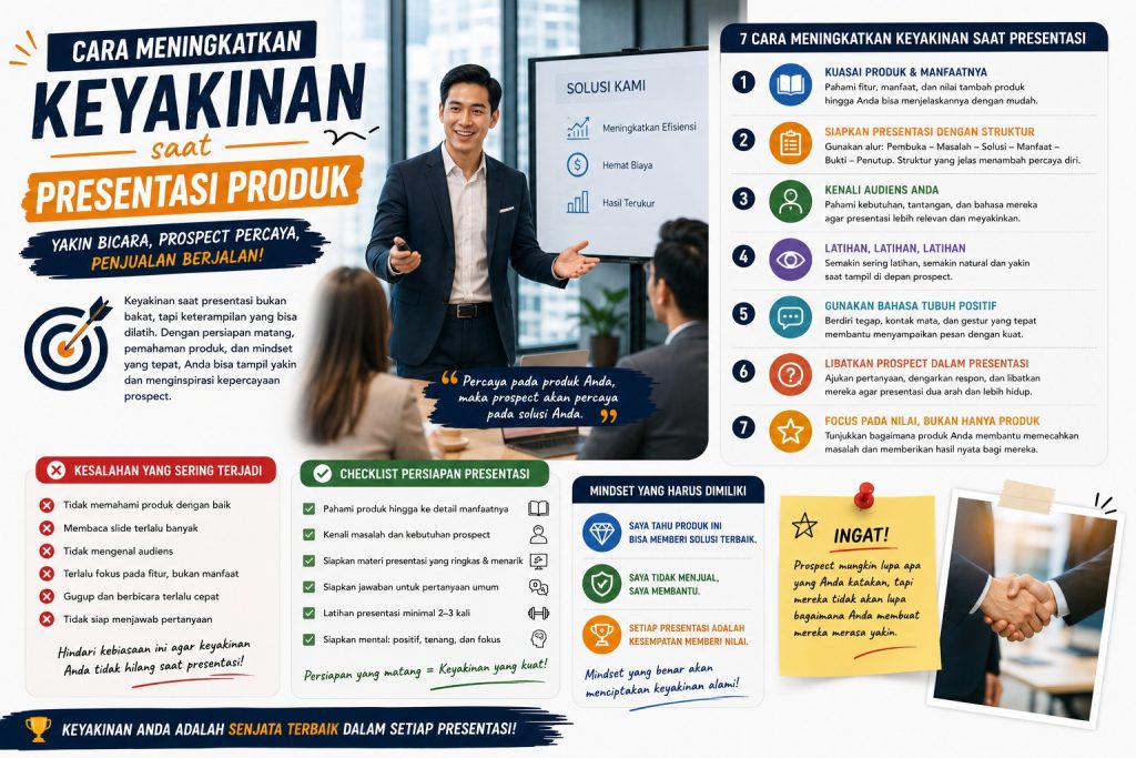 Cara Meningkatkan Keyakinan saat Presentasi Produk