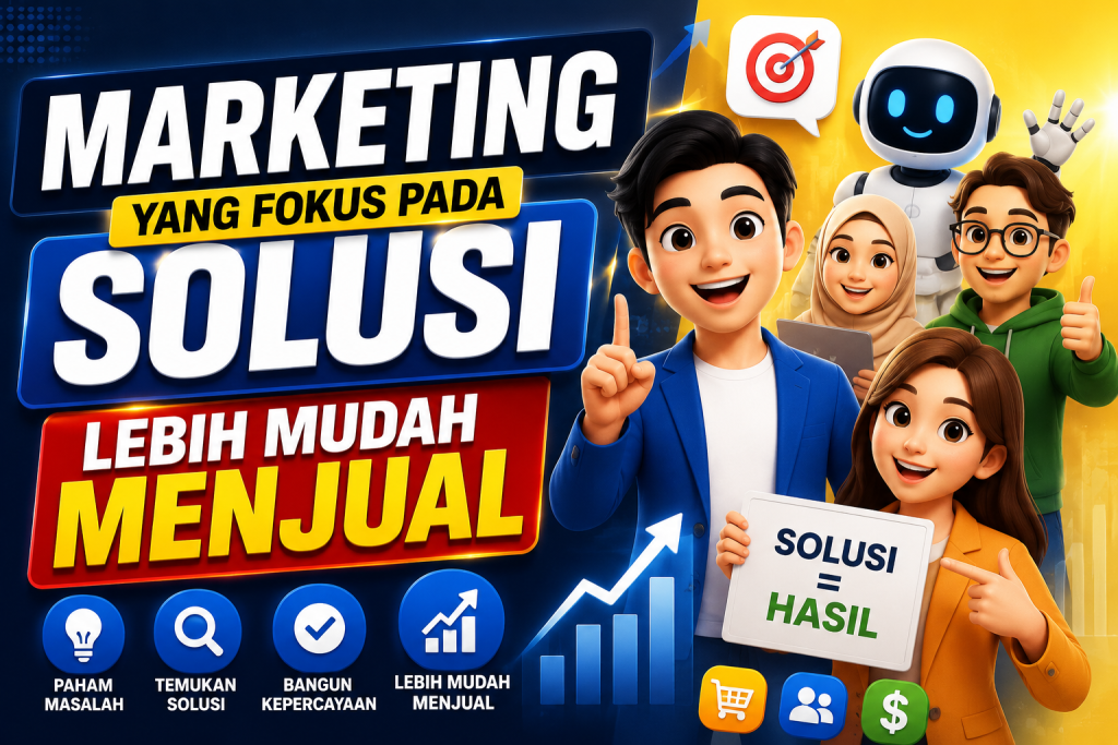 Marketing Yang Fokus Pada Solusi Lebih Mudah Menjual