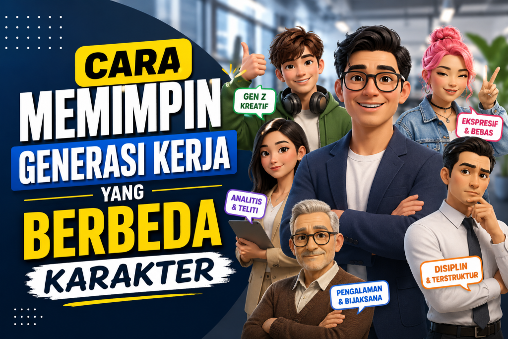 Cara Memimpin Generasi Kerja yang Berbeda Karakter