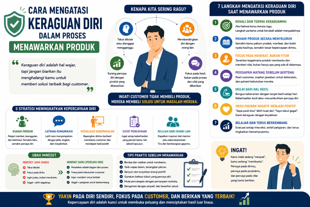 Cara Mengatasi Keraguan Diri dalam Proses Menawarkan Produk