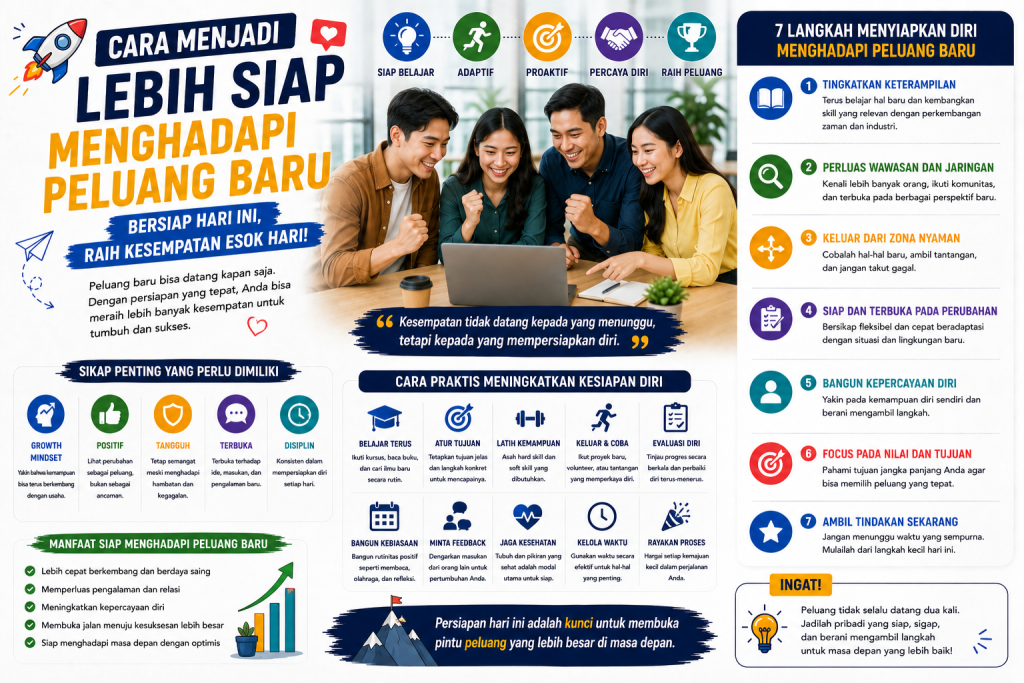 Cara Menjadi Lebih Siap Menghadapi Peluang Baru