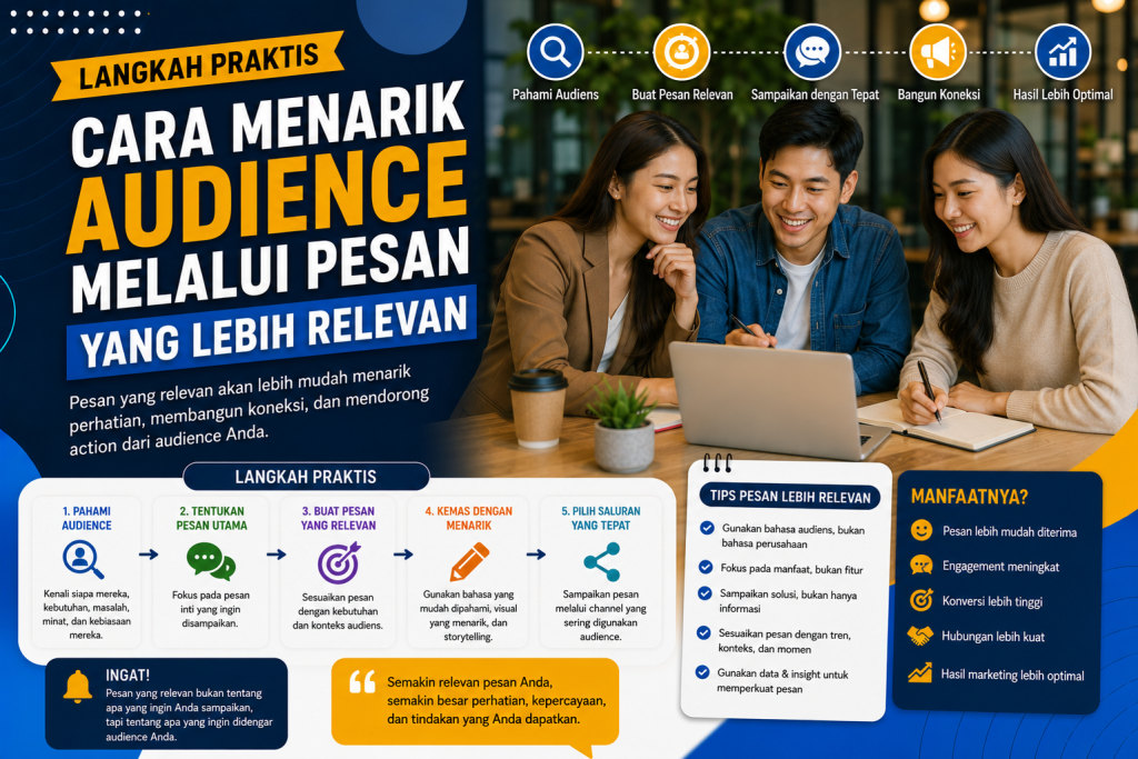 Cara Menarik Audience melalui Pesan yang Lebih Relevan