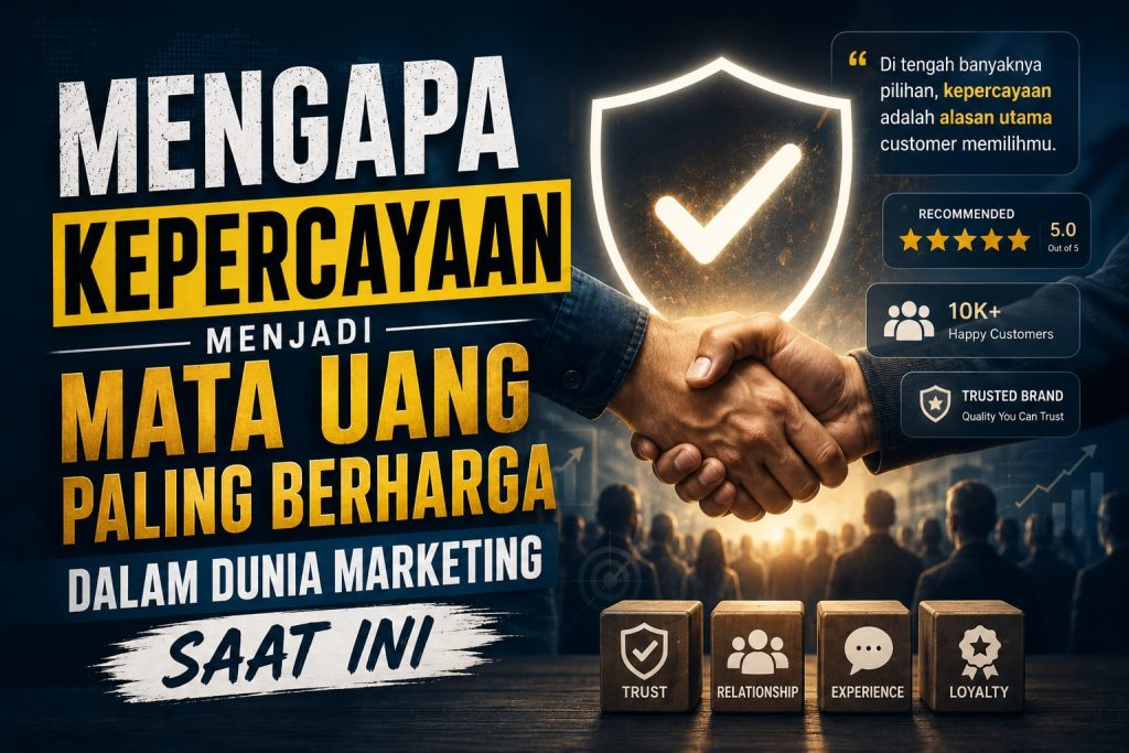 Mengapa Kepercayaan Menjadi Mata Uang Paling Berharga dalam Dunia Marketing Saat Ini