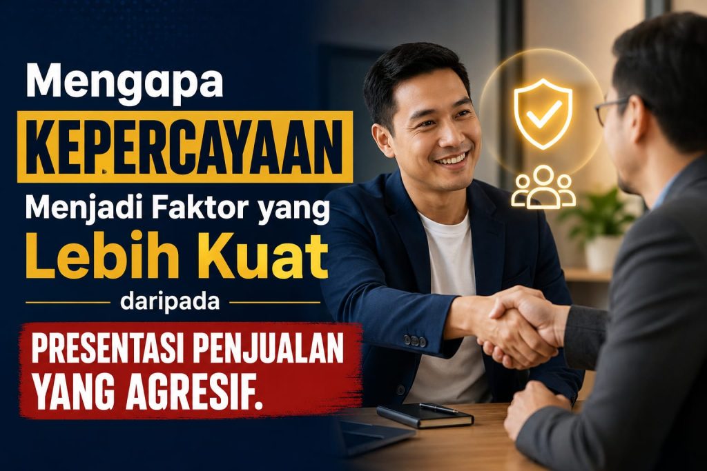Mengapa Kepercayaan Menjadi Faktor yang Lebih Kuat daripada Presentasi Penjualan yang Agresif
