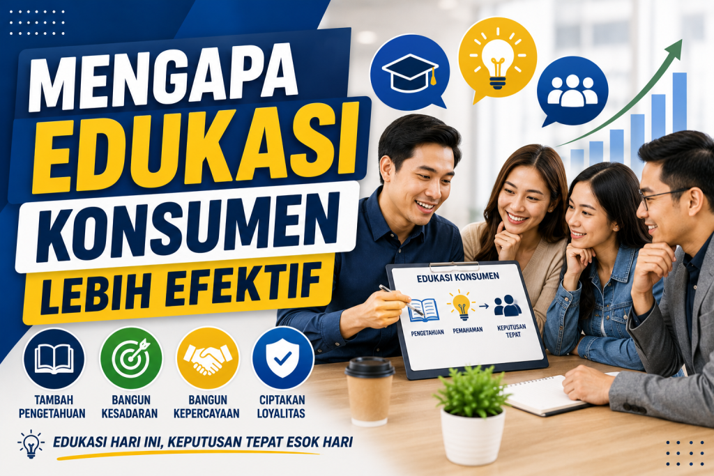Mengapa Edukasi Konsumen Lebih Efektif