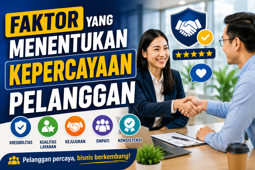 Faktor yang Menentukan Kepercayaan Pelanggan