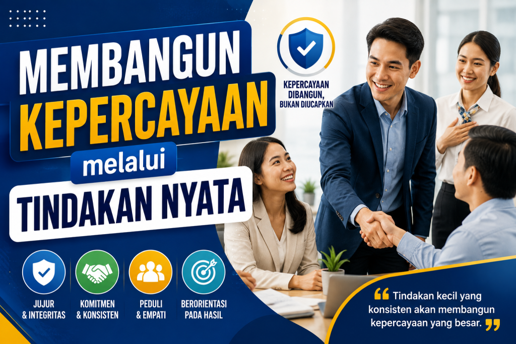 Membangun Kepercayaan melalui Tindakan Nyata Membangun Kepercayaan melalui Tindakan Nyata