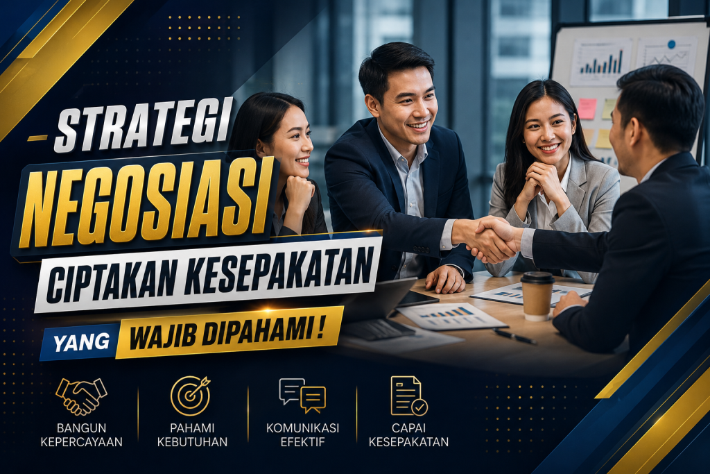 Strategi Negosiasi Ciptakan Kesepakatan