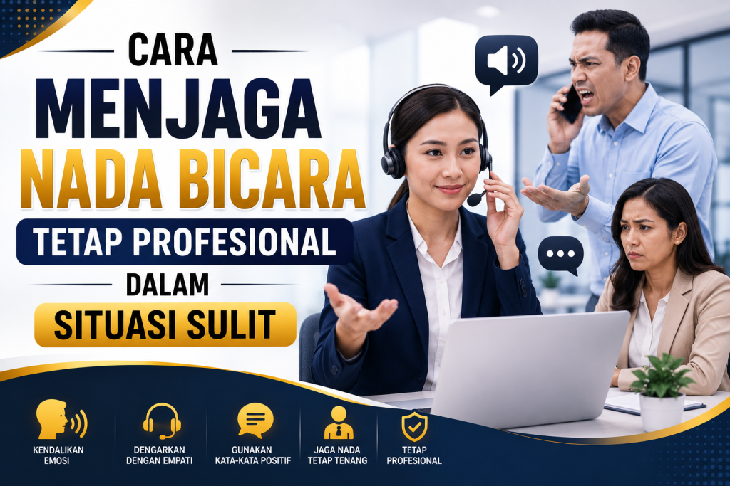 Cara Menjaga Nada Bicara Tetap Profesional dalam Situasi Sulit Cara Menjaga Nada Bicara Tetap Profesional dalam Situasi Sulit