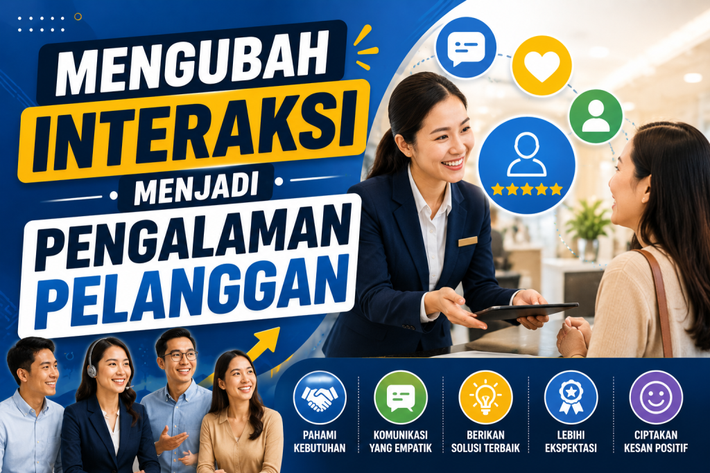 Mengubah Interaksi Menjadi Pengalaman Pelanggan