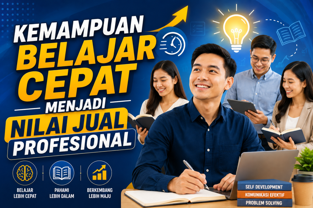 Kemampuan Belajar Cepat Menjadi Nilai Jual Profesional