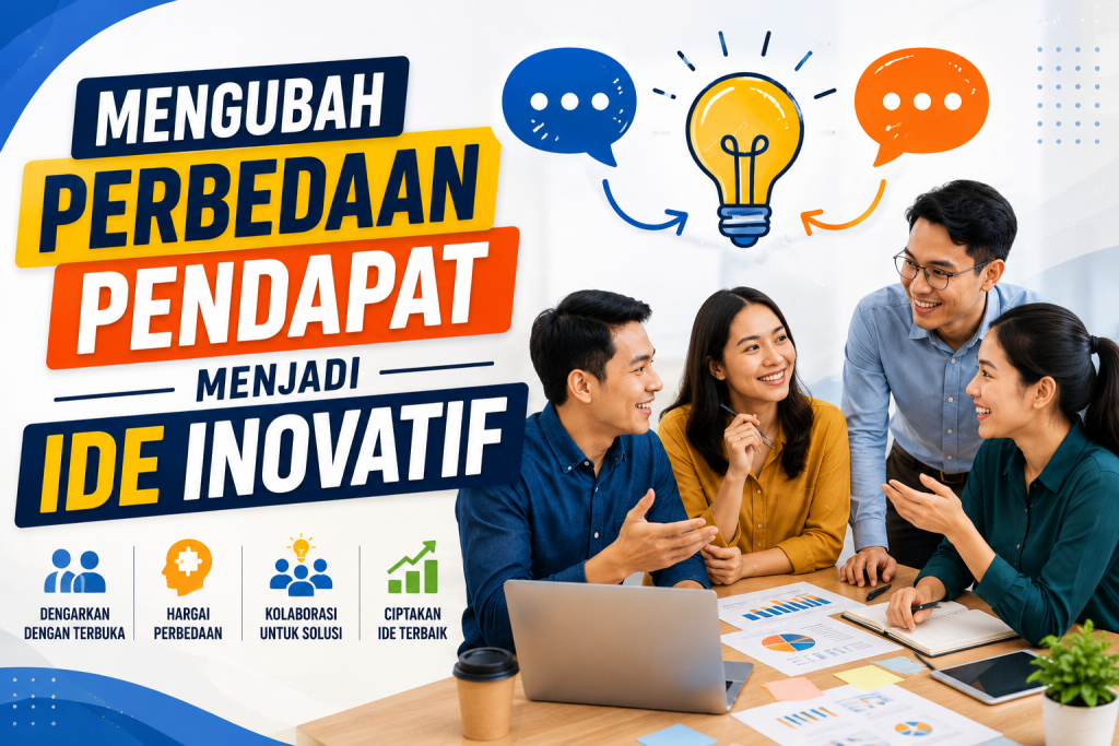 Mengubah Perbedaan Pendapat Menjadi Ide Inovatif