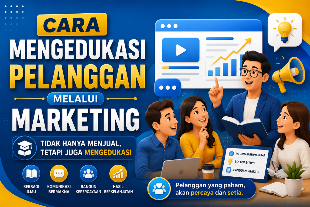 Cara Mengedukasi Pelanggan Melalui Marketing Cara Mengedukasi Pelanggan Melalui Marketing