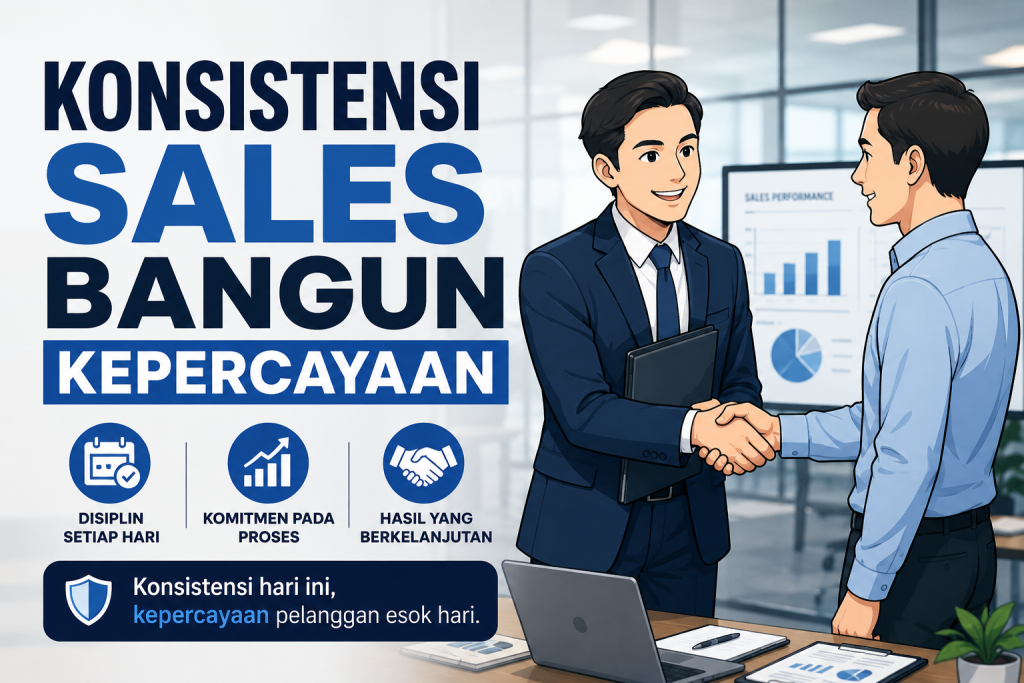 Konsistensi Sales Bangun Kepercayaan