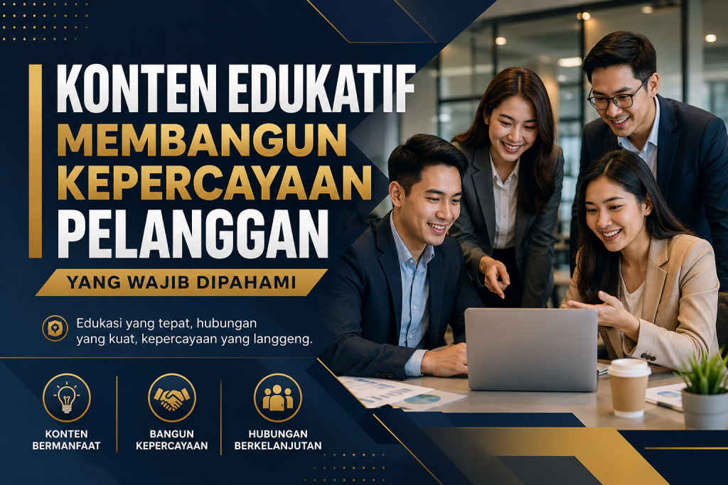 Konten Edukatif Membangun Kepercayaan Pelanggan Konten Edukatif Membangun Kepercayaan Pelanggan