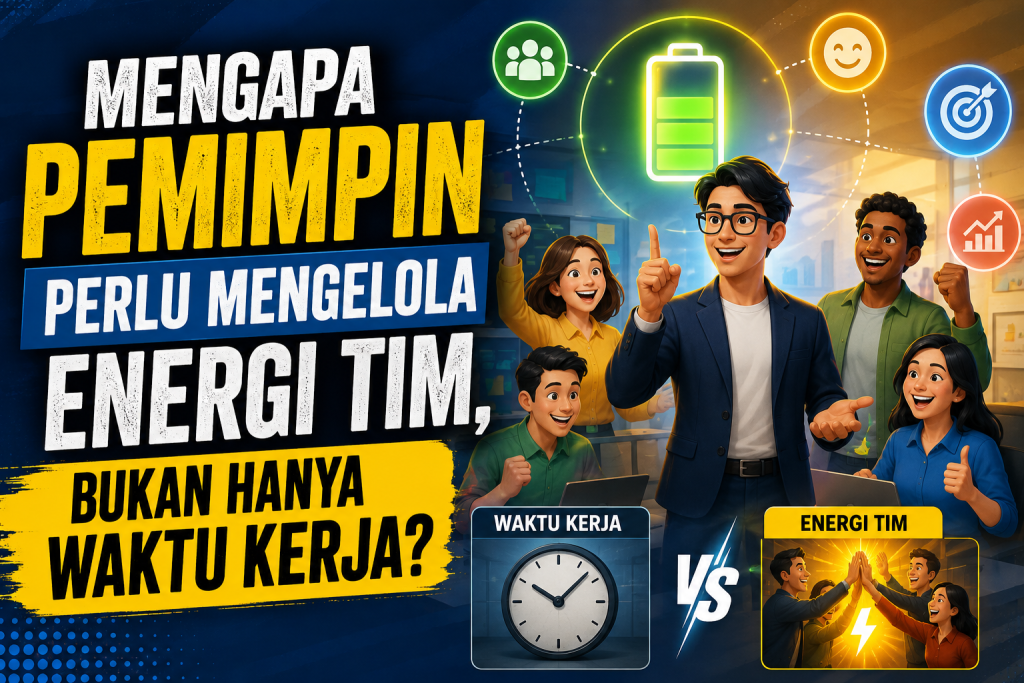 Mengapa Pemimpin Perlu Mengelola Energi Tim, Bukan Hanya Waktu Kerja?
