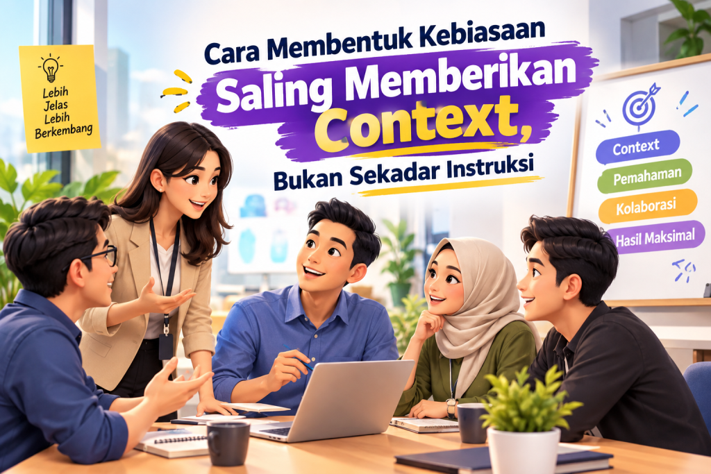 Cara Membentuk Kebiasaan Saling Memberikan Context, Bukan Sekadar Instruksi