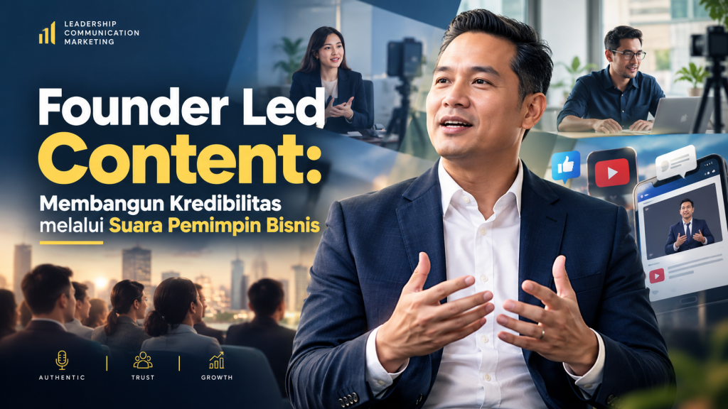 Founder Led Content: Membangun Kredibilitas melalui Suara Pemimpin Bisnis