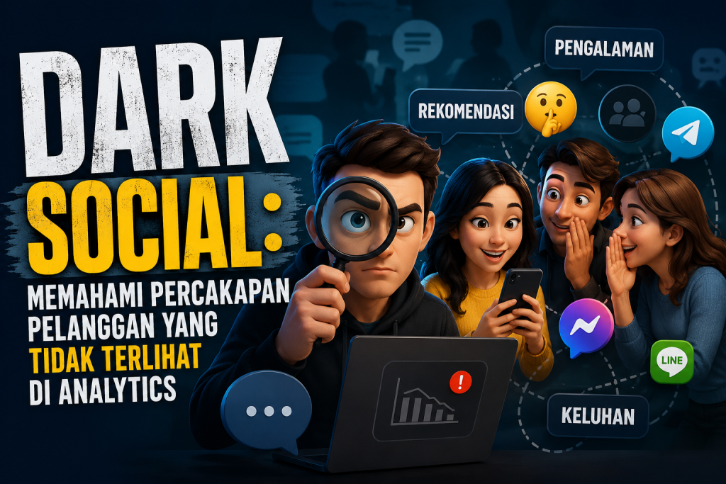 Dark Social: Memahami Percakapan Pelanggan yang Tidak Terlihat di Analytics