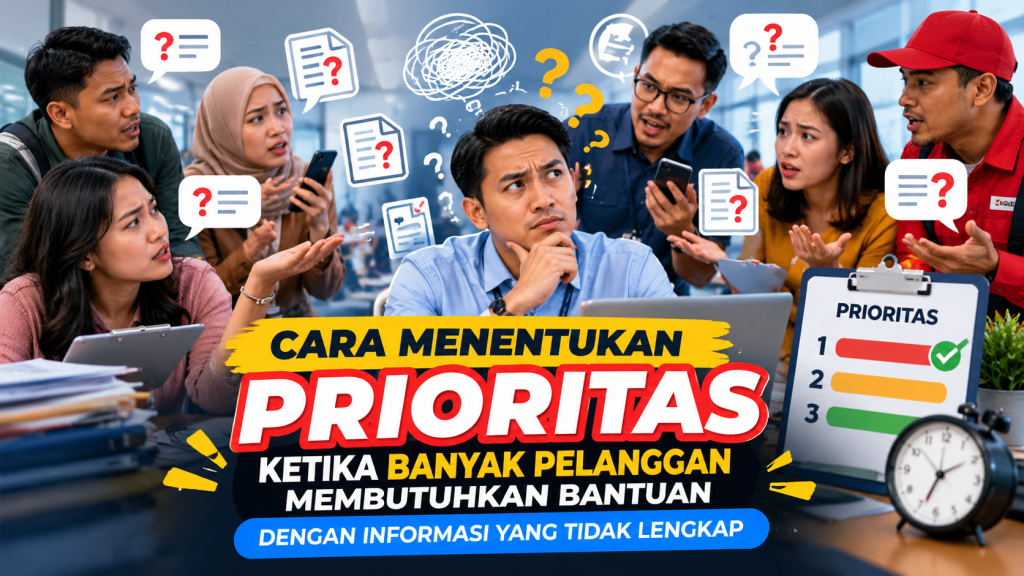 Cara Menentukan Prioritas ketika Banyak Pelanggan Membutuhkan Bantuan