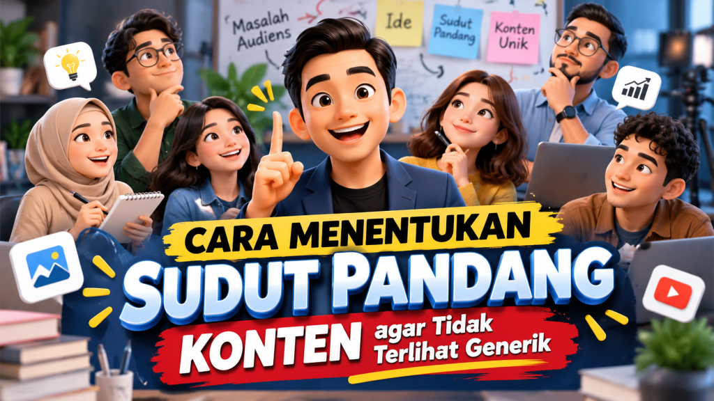 Cara Menentukan Sudut Pandang Konten agar Tidak Terlihat Generik Cara Menentukan Sudut Pandang Konten agar Tidak Terlihat Generik